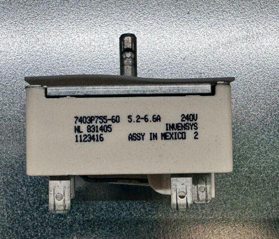 Whirlpool Range Switch 7403P755-60 Whirlpool Range Switch 7403P755-60